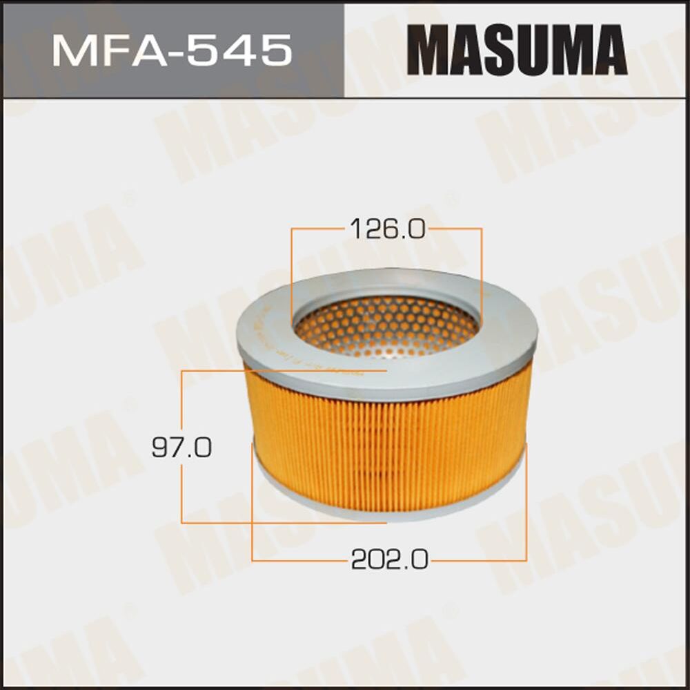 Воздушный фильтр Masuma. Артикул MFA-545
