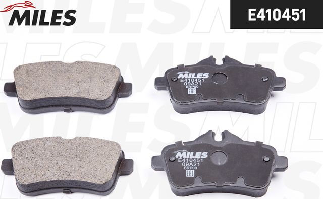 Тормозные колодки Miles (Low-Metallic). Артикул E410451