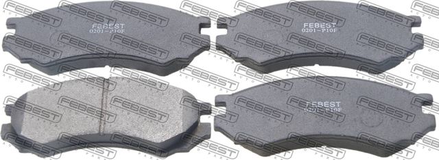 Тормозные колодки Febest передние для Nissan Bluebird VII (U11) 1988-1990. Артикул 0201-P10F
