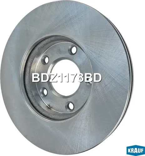 Диск тормозной (Krauf). Артикул BDZ1178BD