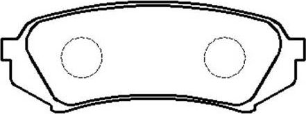 Тормозные колодки HSB. Артикул HP5199