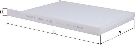 Салонный фильтр Mahle-Knecht. Артикул LA 469