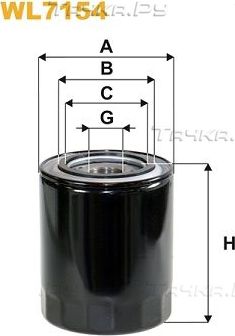 Масляный фильтр WIX Filters. Артикул WL7154