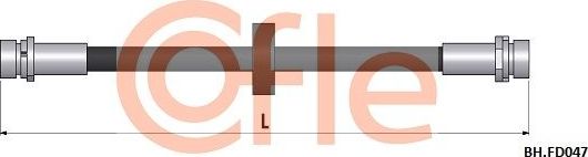 Тормозной шланг Cofle. Артикул 92.BH.FD047