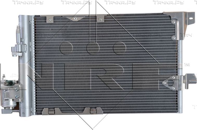 Радиатор кондиционера (конденсатор) NRF EASY FIT. Артикул 35301