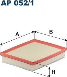 Воздушный фильтр Filtron для Opel Astra K 2019-2026. Артикул AP 052/1