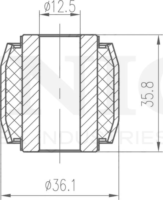 Сайлентблок балки (Unio). Артикул RMP-20130