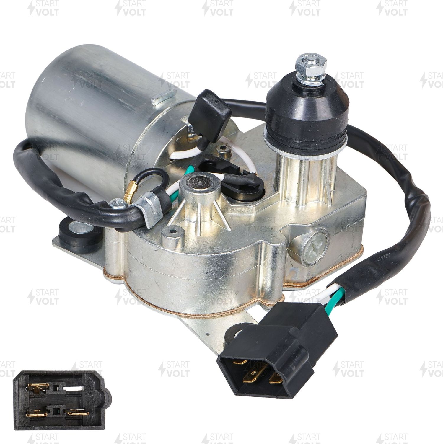 Мотор стеклоочистителя (моторчик дворников) StartVOLT. Артикул VWB 0108