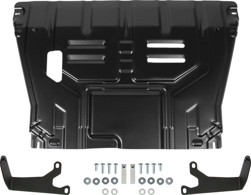 Защита AutoMax для картера и КПП Kia Seltos FWD/4WD 2020-2026. Артикул AM.2850.2