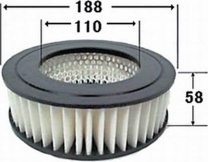 Воздушный фильтр JS Asakashi. Артикул A135J