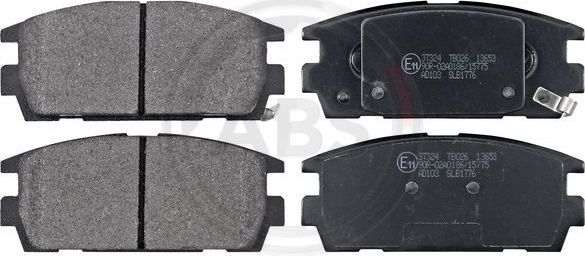 Тормозные колодки ABS. Артикул 37324