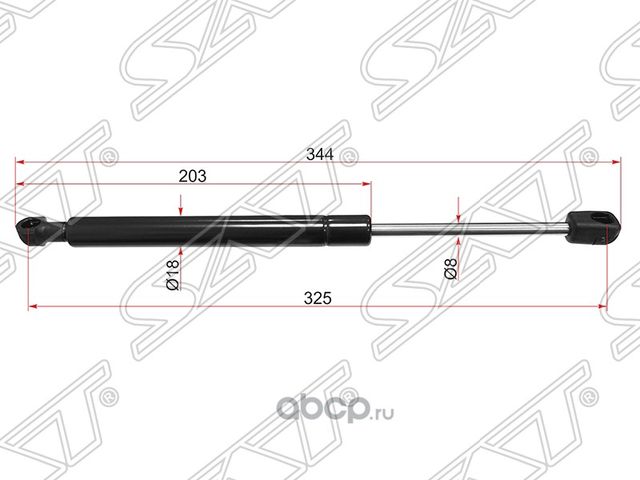 Амортизатор капота KIA SORENTO II 12- SAT ST811602P500 SAT. Артикул ST811602P500