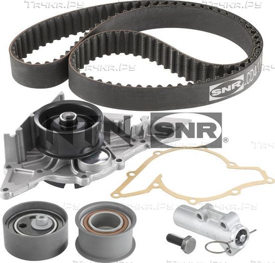 Помпа (водяной насос) с комплектом ремня ГРМ NTN / SNR для Skoda Superb I 2001-2008. Артикул KDP457.460