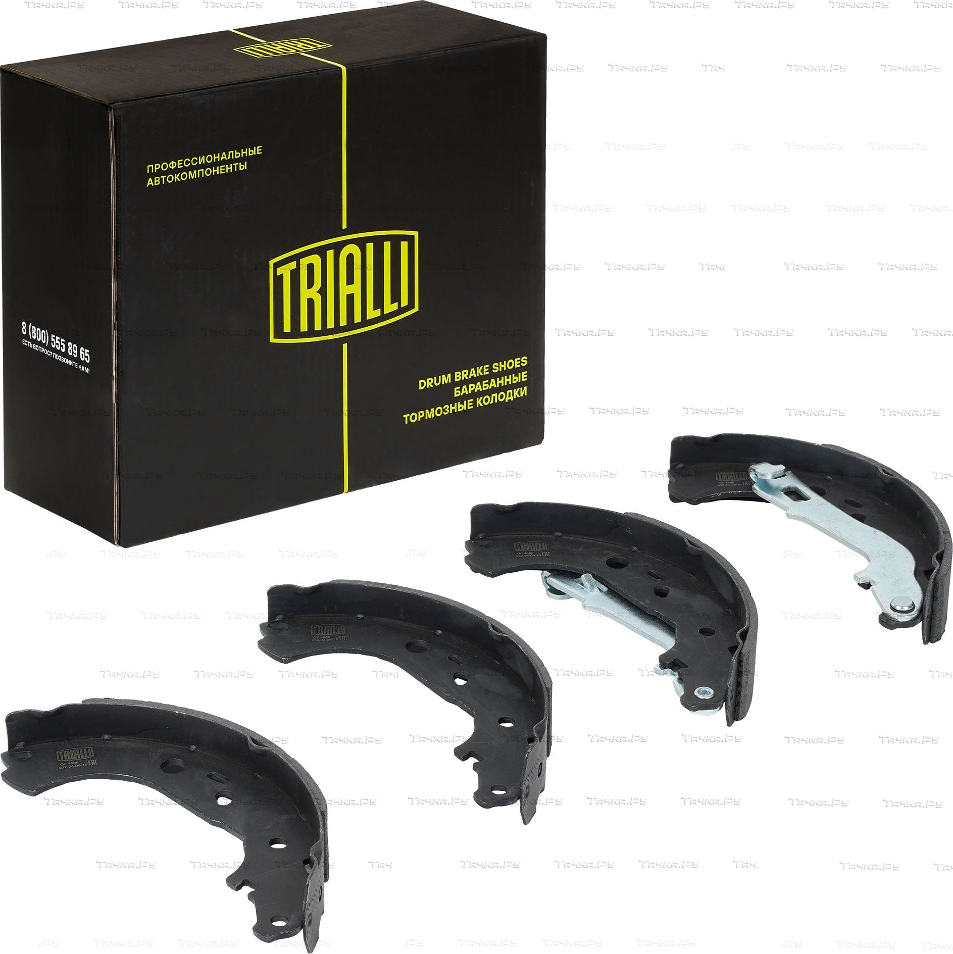 Тормозные колодки Trialli задние для Lancia Musa I 2004-2012. Артикул GF 4586