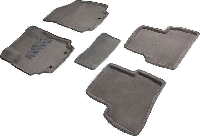 Коврики Seintex 3D ворсовые для салона Hyundai Creta I 2016-2021 Серые. Артикул 90916