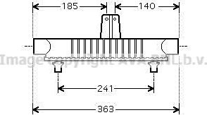 Интеркулер AVA. Артикул PE4403