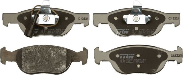 Тормозные колодки TRW COTEC передние для Fiat Marea 1996-2002. Артикул GDB1291