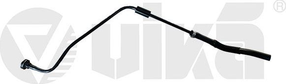 Патрубок радиатора (системы охлаждения) Vika (полимерный материал). Артикул 11211905601