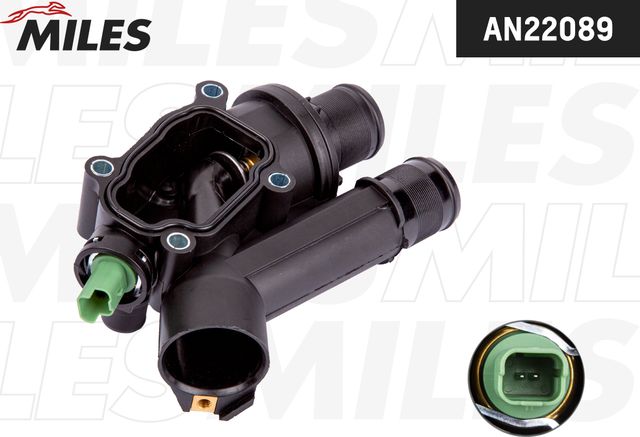 Термостат PEUGEOT 407/ FORD MONDEO/ LAND ROVER FEELANDER 2.0D/2.2D 06- (Miles). Артикул AN22089