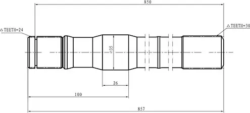 Полуось (Zikmar). Артикул Z88152R