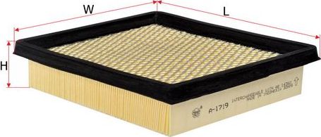 Воздушный фильтр Sakura. Артикул A-1719