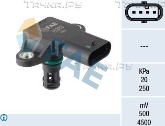 Датчик абсолютного давления (ДАД, MAP) FAE для BMW 1 III (F40) 2011-2026. Артикул 15263