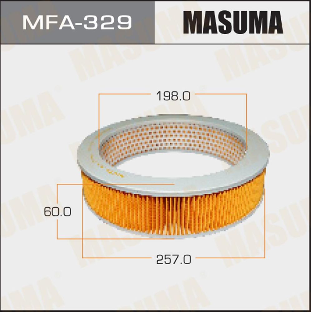 Воздушный фильтр Masuma. Артикул MFA-329