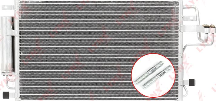 Радиатор кондиционера (конденсатор) LYNXauto. Артикул RC-0052