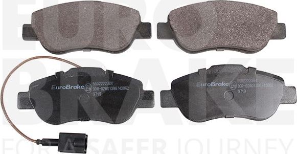 Тормозные колодки Eurobrake. Артикул 5502222384