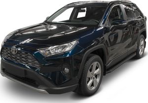 Пороги алюминиевые Rival Premium-Black для Toyota Rav4 XA50 2019-2026. Артикул A180ALB.5710.1