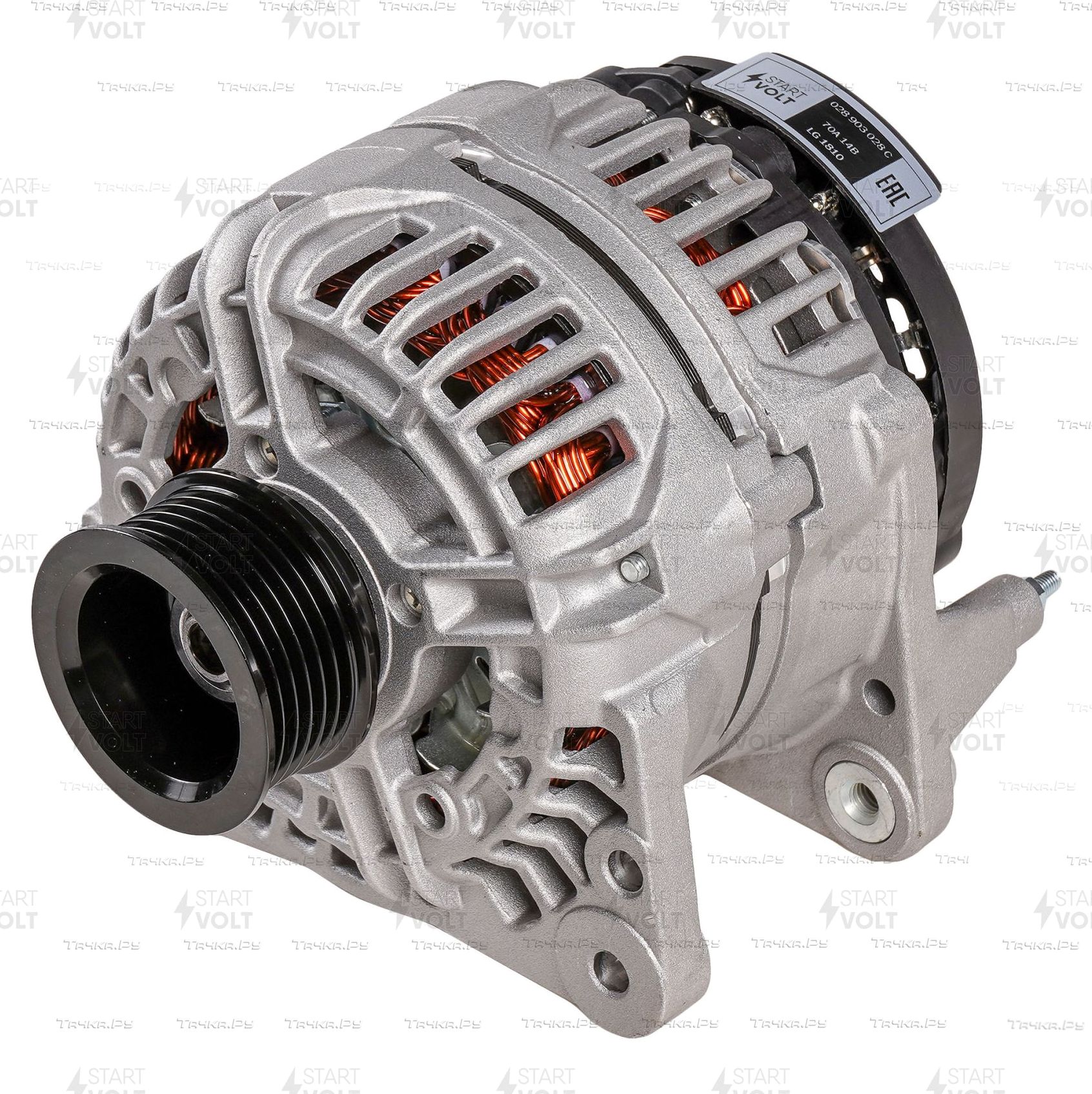 Генератор StartVOLT для Volkswagen Bora 1998-2013. Артикул LG 1810