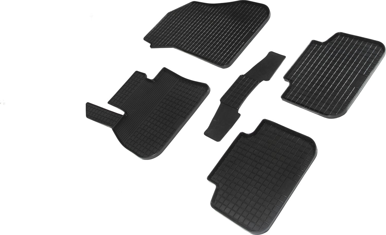 Коврики резиновые Seintex с узором сетка для салона BMW X2 xDrive 2017-2023. Артикул 90466