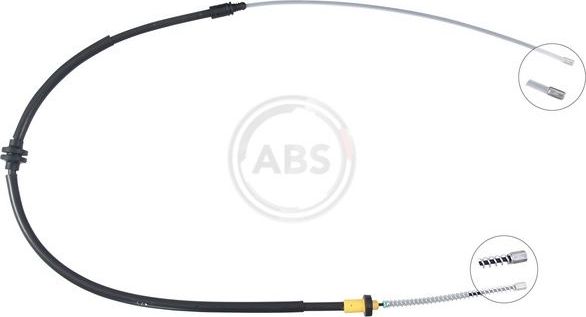 Трос ручника (тросик ручного тормоза) ABS. Артикул K17638