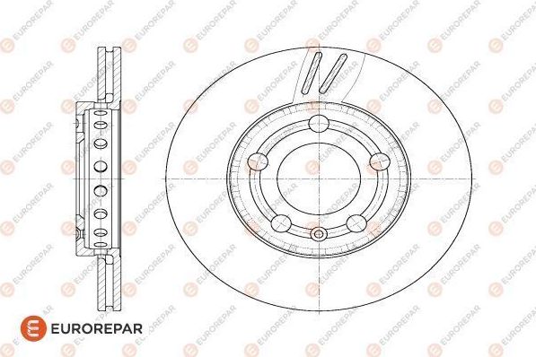 Тормозной диск Eurorepar. Артикул 1618888080