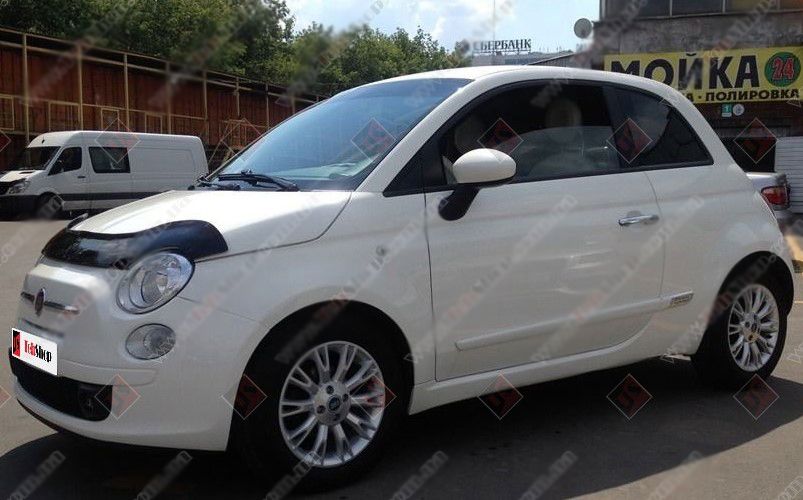 Дефлектор Vip-Tuning для капота Fiat 500 2007-2012. Артикул FT16