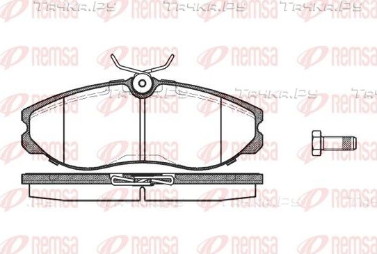 Тормозные колодки Remsa передние для Ford Maverick I 1993-1998. Артикул 0462.00