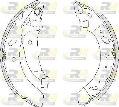 Тормозные колодки RoadHouse задние для Dodge Stratus I 1995-2001. Артикул 4194.01