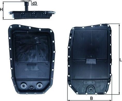 Масляный поддон картера АКПП (в сборе) Mahle-Knecht. Артикул HX 152