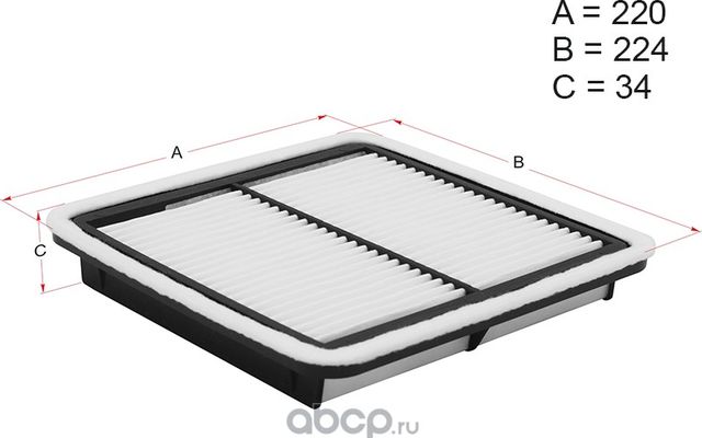 Фильтр воздушный SUBARU FORESTER 07 (Hosu). Артикул HSAF0027