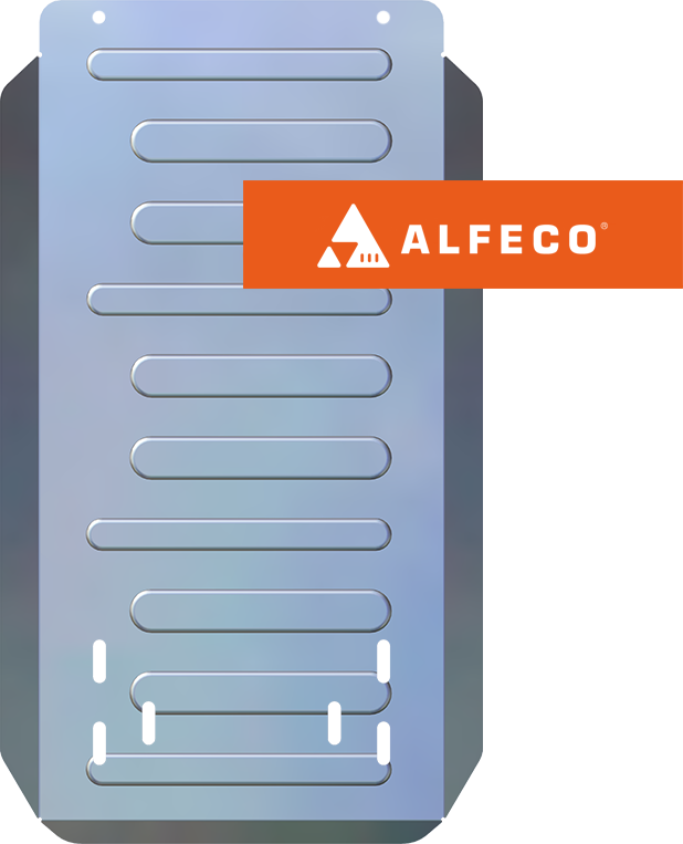 Защита алюминиевая Alfeco (4мм) для КПП Sollers Argo дизель 2022-2026. Артикул ALF.62.08 AL4