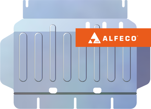 Защита алюминиевая Alfeco для редуктора переднего моста Ford Expedition (U553) 2021-2026. Артикул ALF.07.49al