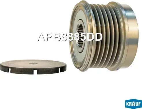 Шкив обгонный генератора Krauf. Артикул APB8885DD