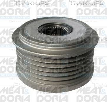 Муфта генератора обгонная Meat & Doria для Fiat Idea 2004-2016. Артикул 45125