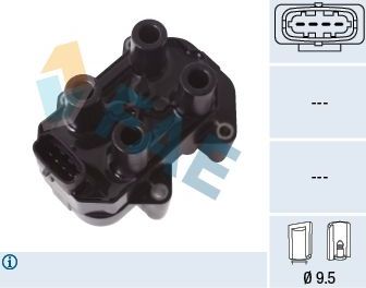 Катушка зажигания FAE для Opel Sintra 1996-1999. Артикул 80464
