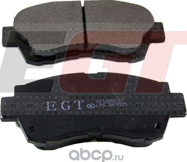 Brake Pads Front 1992-96 Lexus ES300 + 1990-92 Lexus LS400 + 1992-98 Lexus SC300 (EGT). Артикул 321486EGT