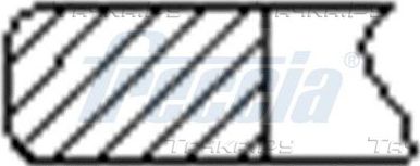 Поршневые кольца Freccia для BMW X5 II (E70) 2007-2013. Артикул FR10-074000
