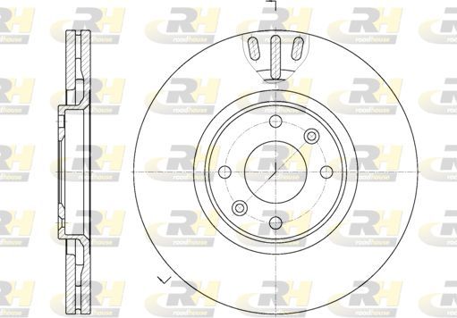 Тормозной диск RoadHouse. Артикул 6657.10