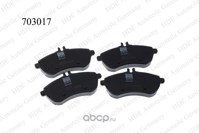 Колодки тормозные передние (HDE). Артикул 703017