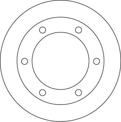 Тормозной барабан TRW задний для Ford Transit VI 2000-2006. Артикул DB4315
