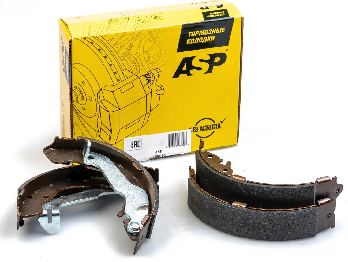 Задние тормозные колодки для а/м Hyundai Accent (99-05)/Elantra III-VI (ASP). Артикул K290106
